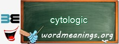 WordMeaning blackboard for cytologic